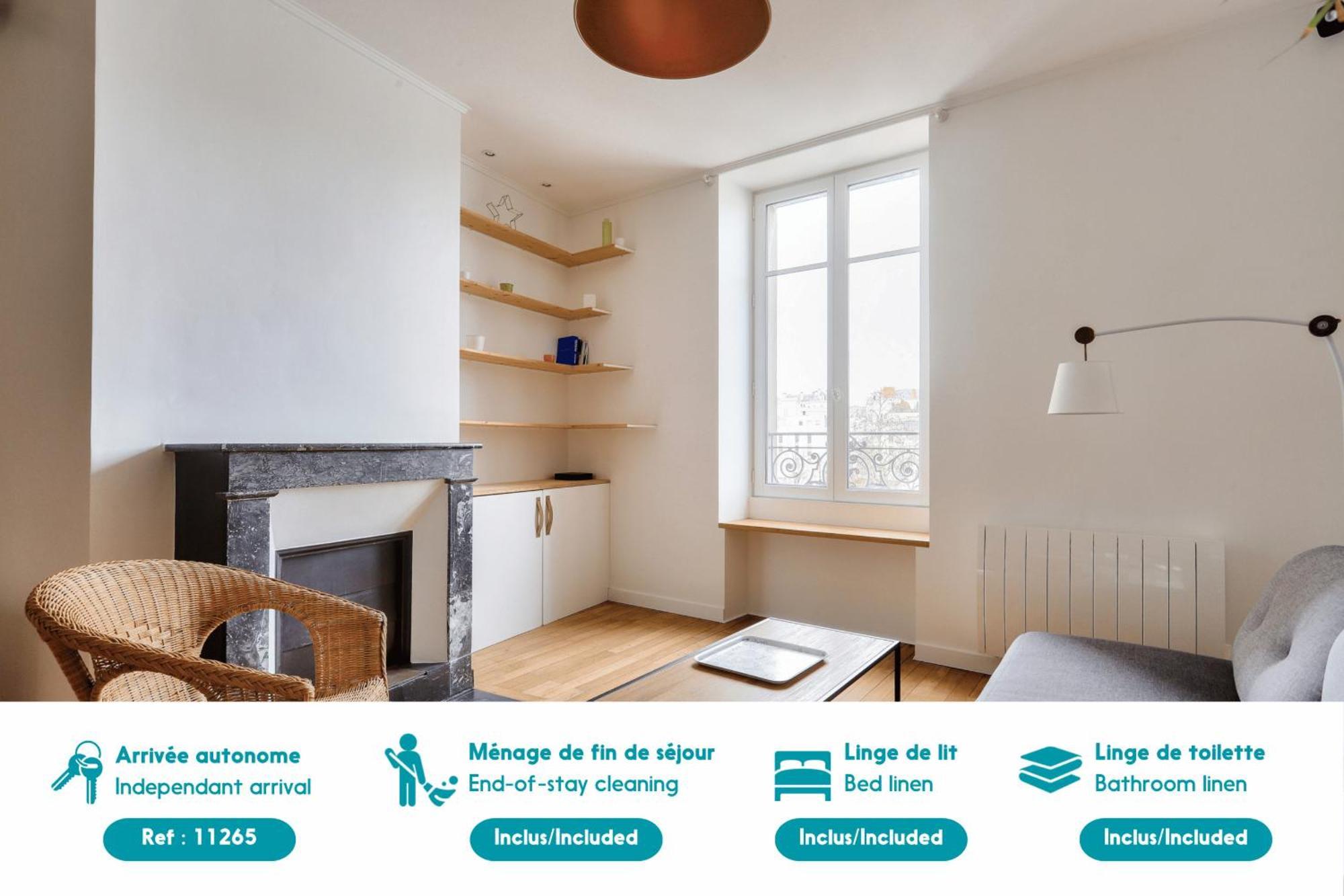 Plein Centre De Nantes : Appartement Pour 4 Eksteriør bilde